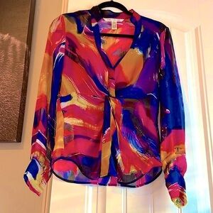 DIANE von FURSTENBERG Beautiful 100% Silk Top